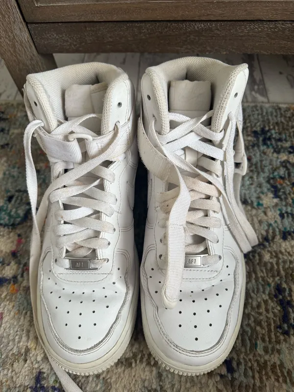 Nike Air Force 1 High-Top White - Image 6