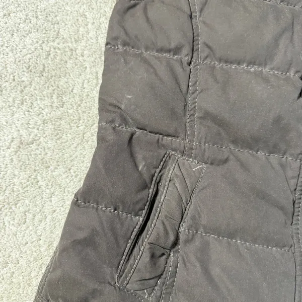 Abercrombie & Fitch Women’s Y2K Vintage Puffer Quilted Vest Full Zip in Brown S - Image 11