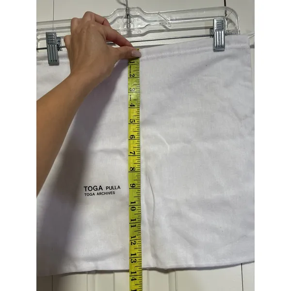 Toga Pulla White Drawstring Dust Bag Organizer - Image 2