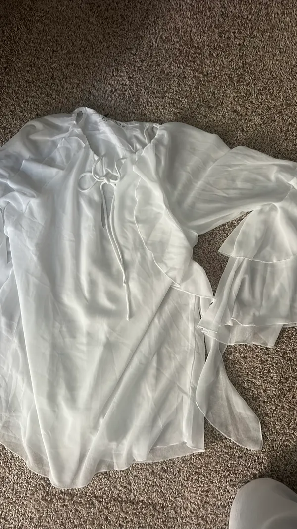 12th Tribe Mini Dress White - Image 3