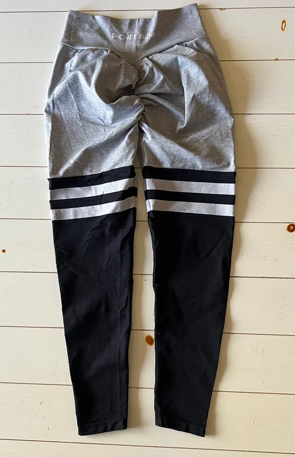 Grey Booty Scrunch Legging Size L - Image 2