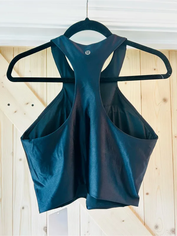lululemon athletica Black High-Neck Sports Bra - Image 2