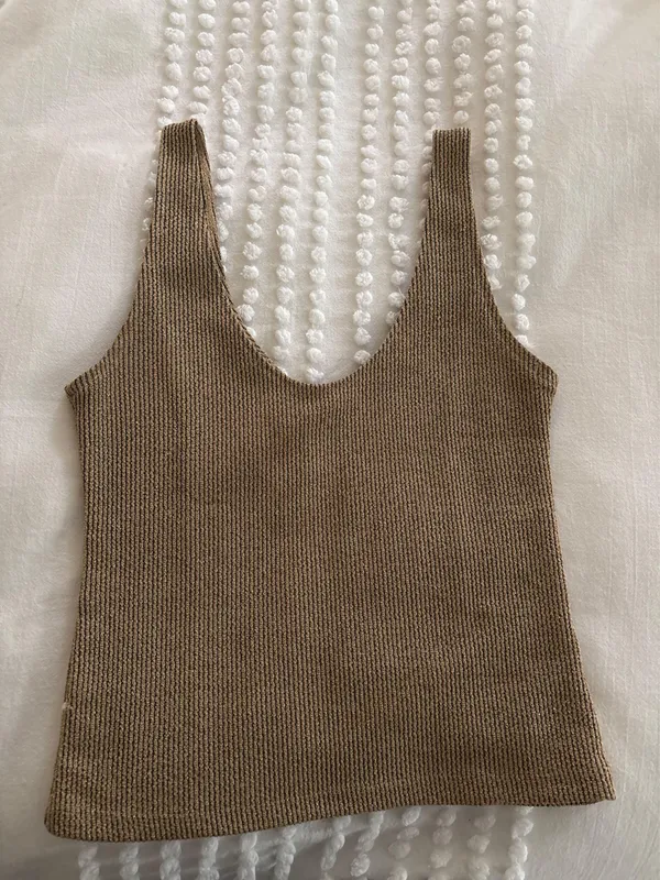 Gold ZARA Tank Top - Image 3