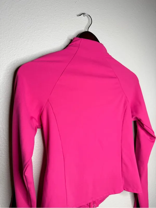 Vintage Playboy Women Pink Track Jacket Zip Up Y2K Streetwear XS - Image 6