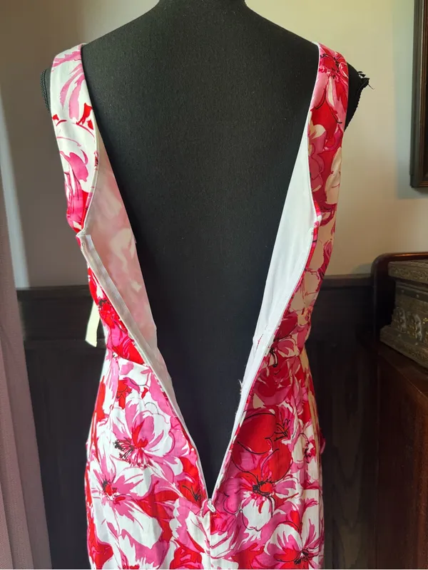 B. Smart Pink Floral Midi Dress nwt 12 - Image 6