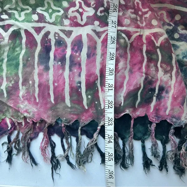 Colorful Tie-Dye Fringe Top - Image 7