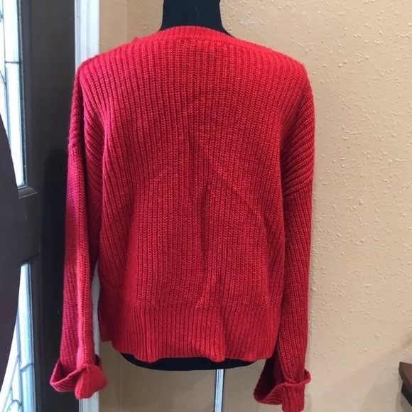 Sanctuary red knit sweater - Image 5