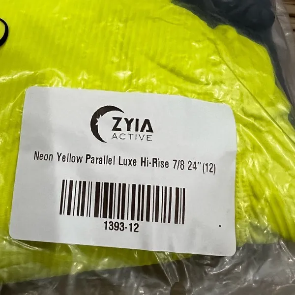 NEW ZYIA Active Parallel Luxe Hi-Rise Leggings 7/8 Length Women’s 12 - Image 4