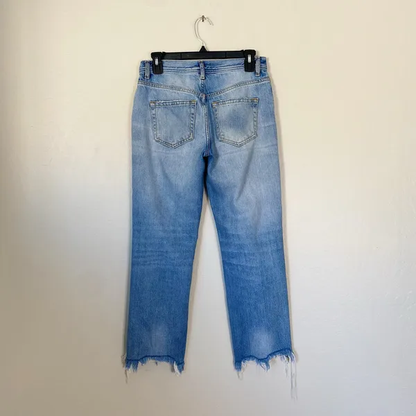 Free People We The Free Maggie Straight Jean In Medium Wash Size 25 - Image 6