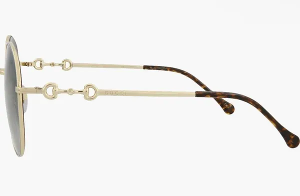 Gucci 59mm Round Sunglasses with Horsebit - Image 4