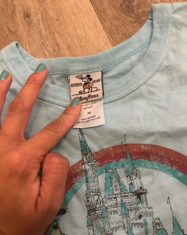 WDW Vintage Style Crop Tee - Image 2
