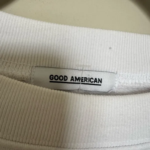 Good American White Crew Neck Sweater - Image 3