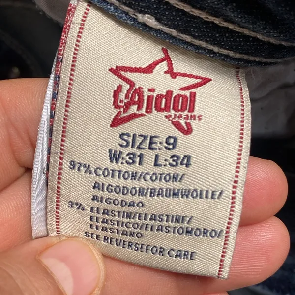 L.A. idol Women's Denim Jeans with Embroidered Pocket - Image 8