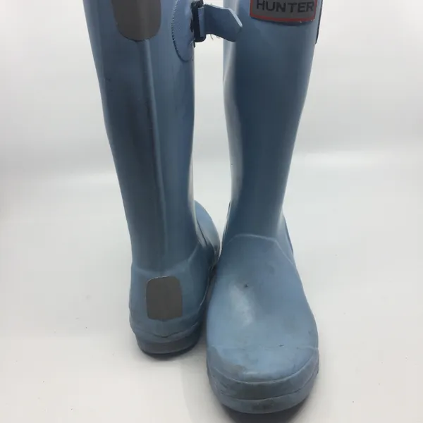 Unisex Hunter Boots Light Blue Size US 2M/3F - Image 2