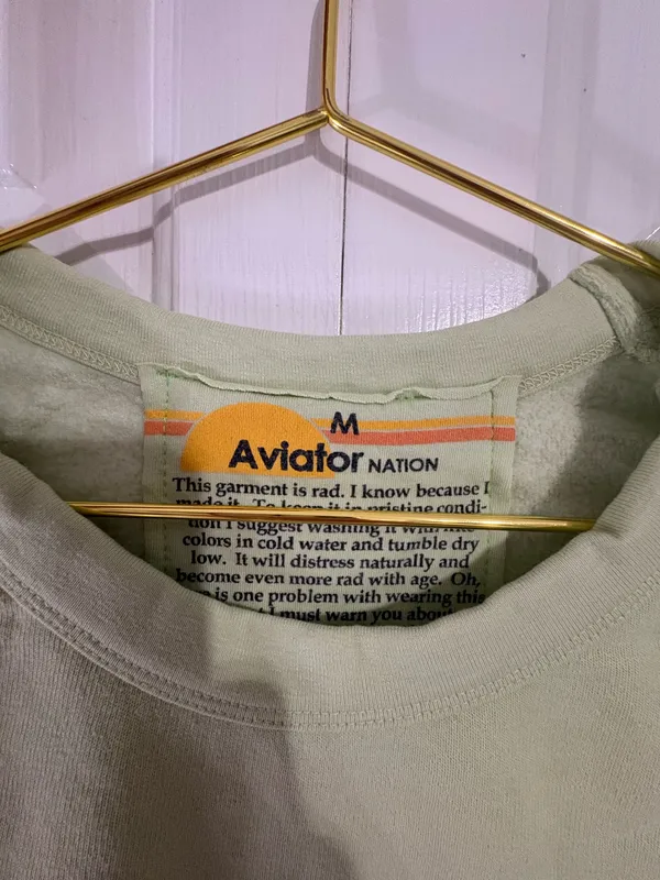 Lime/Cream Aviator Nation set. Size M - Image 8