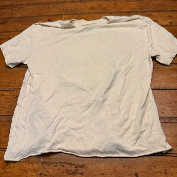 Awake Nashville Country Music Festival Graphic Tee Cream XL Raw Hem Short Sleeve - Image 4