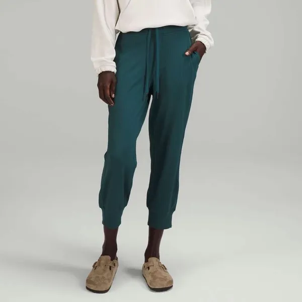 Lululemon Ready To Rulu Ribbed Joggers High Rise 24in Casual Green Jasper 6 - Image 2