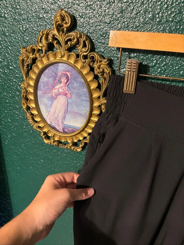 Quince Pull On Black Ankle Pants Sz Small - Image 3