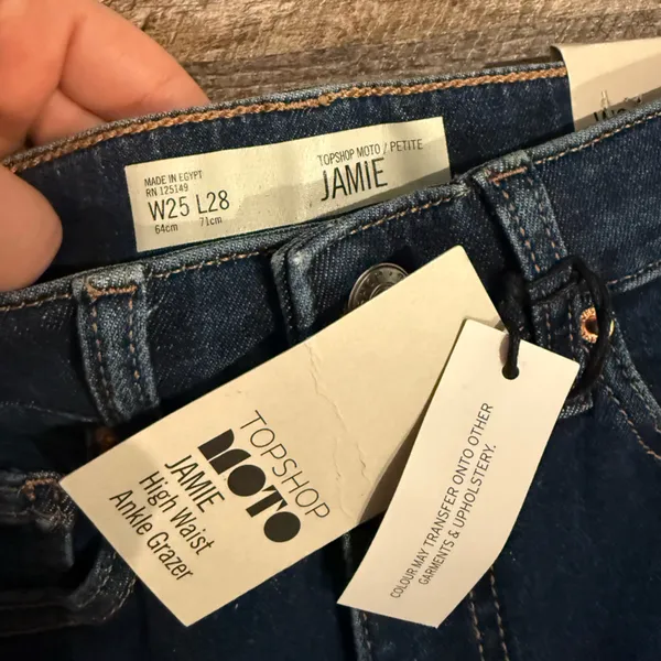 Top Shop High Waisted Petite Skinny Jeans - Image 5
