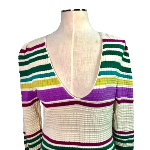 NWT Free People‎ Gidget Knit Sweater Dress in Ivory - Image 4