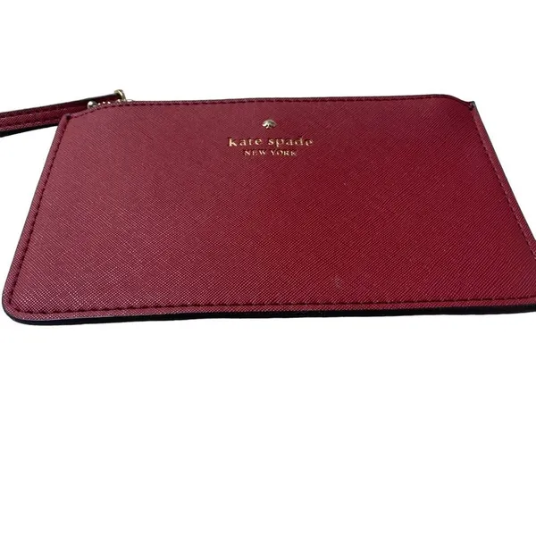 Kate Spade New York Wristlet Wallet Valentine‎ Cardinal Red - Image 5