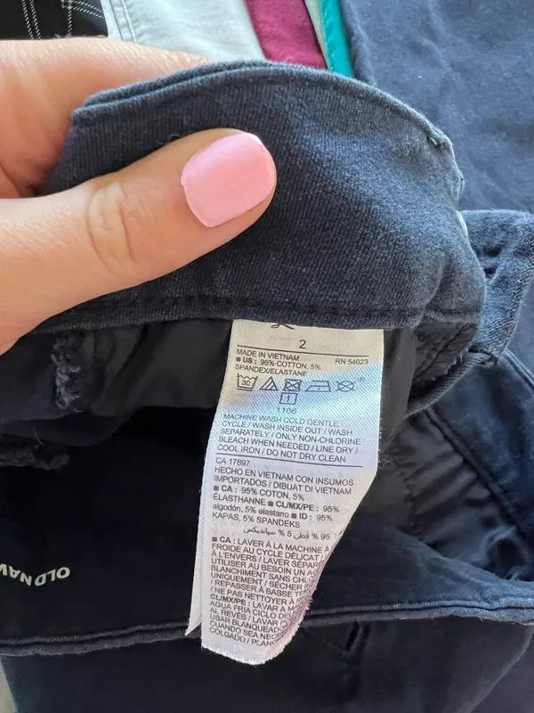 Old Navy Navy Pixie Pants - Image 2
