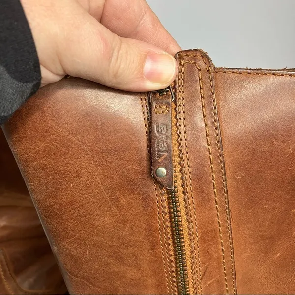 Teva Foxy Tall leather boots cognac leather size 6.5‎ - Image 4