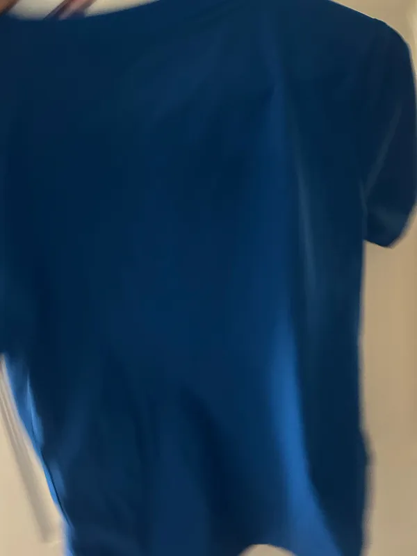 WonderWink Royal blue wink scrubs t shirt top - Image 3