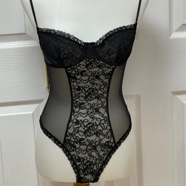 Victoria's Secret Black Bodysuit 34B -In‎ Bag. - Image 2