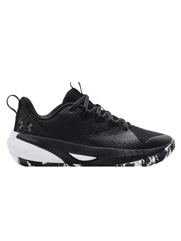 Women’s Under Armour UA HOVR Ascent Basketball Shoes 9 Black White 3025680 001 - Image 2