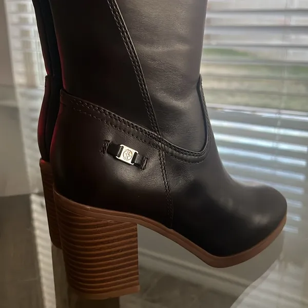 Giani Bernini Odettee Memory Foam Block Heel Knee High Riding Boots, Size 5 NWT - Image 10