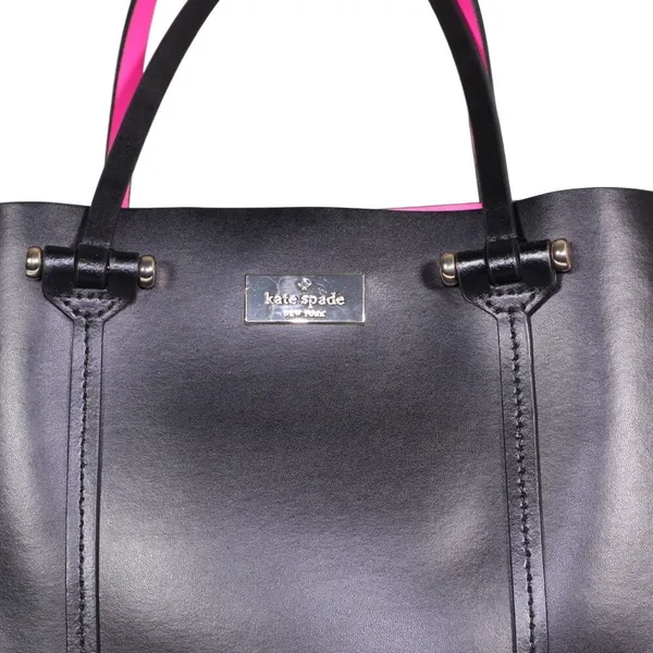Kate Spade Arbour Hill Small‎ Elodie Leather Tote Bag Hot Pink Interior - Image 3