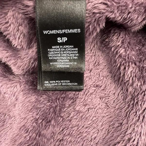North Face Women's Osito Coat Jacket High Pile Teddy‎ Fleece Size Small Plum - Image 8