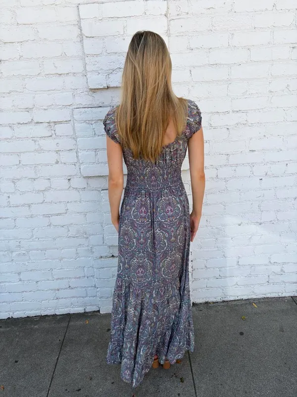Beautiful Missander paisley print maxi dress - size S/M - Image 4