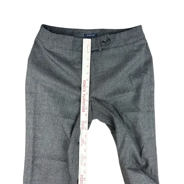 Jones‎ New York Signature Petite 10P Houndstooth Pants Wool Blend Bootcut Career - Image 3