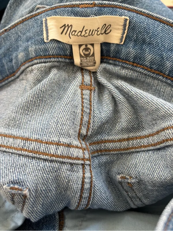 Madewell The Perfect Vintage Jean 28X25 Crop Straight Raw Edge Enmore Wash - Image 7