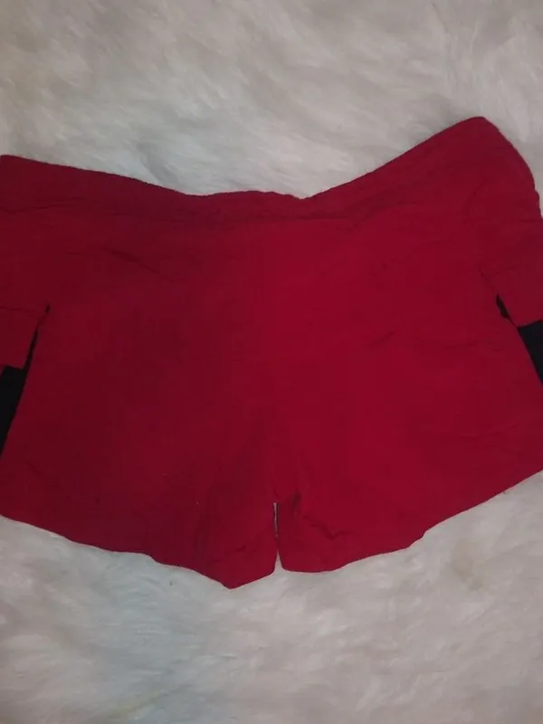 Brents S Beach Surf Board Shorts Authentic in Red Black - Image 2