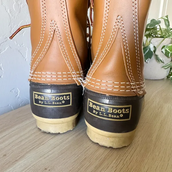 L.L. Bean | 8" Waterproof Leather Duck Boots Brown Size 6 - Image 10