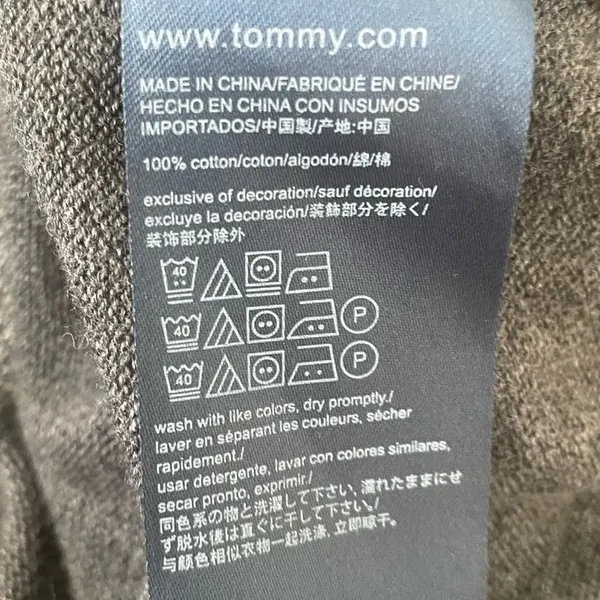 Tommy Hilfiger Adult Sweater XL Multicolor Striped Sporty Long Sleeve Preppy‎ - Image 7