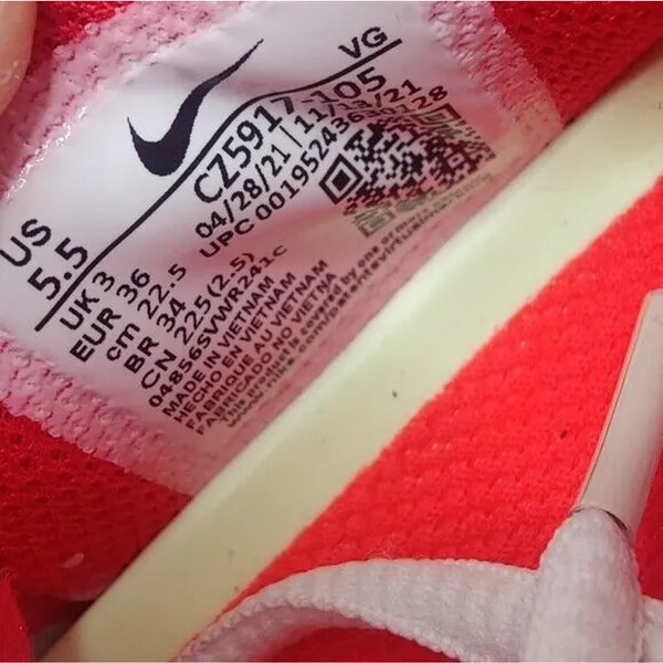 Nike Hyperdiamond React 4 Pro White Red Softball Cleats Sz 5.5 - Image 8
