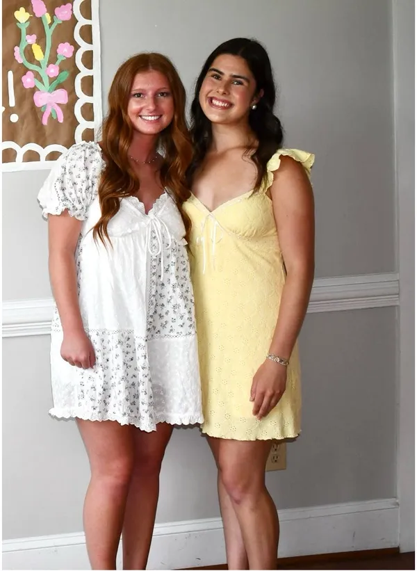 Dress Free People Lace yellow - Image 2