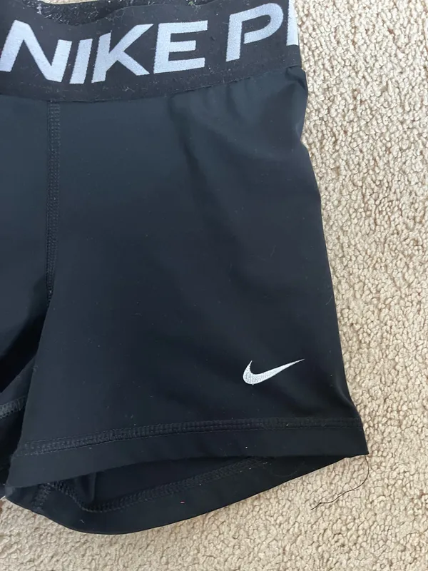 Black Nike Pro Shorts - Image 4
