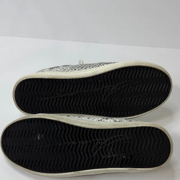 Vintage Havana White and Black Star Sneakers - Image 6