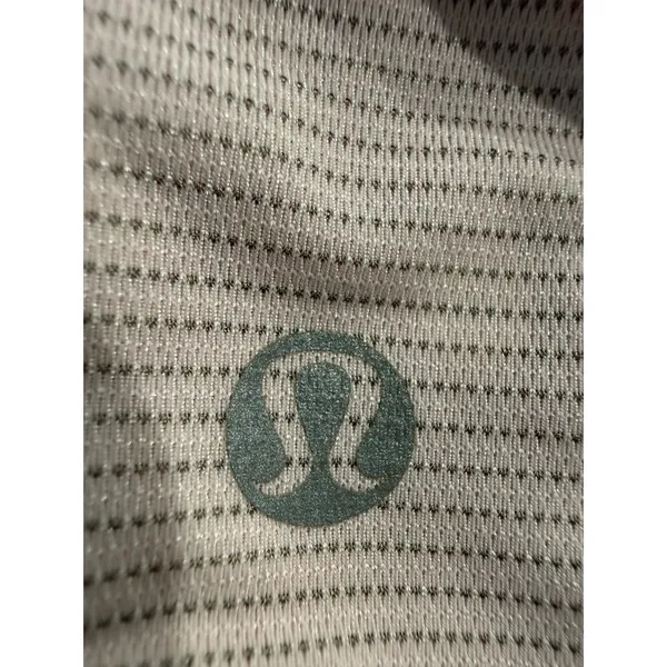 Lululemon Pink Striped Ruffle Neck Racerback Tank Top Size 4 Mandala‎ Print - Image 6