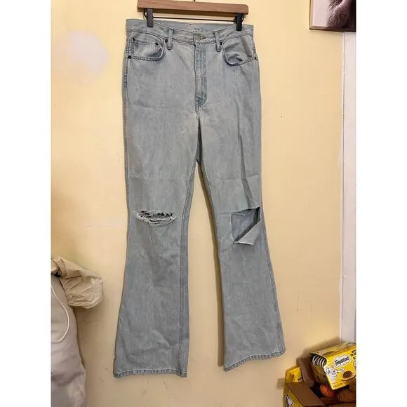 Ética Sasha Modern‎ Flare Jeans Sea Breeze Size 29 - Image 14