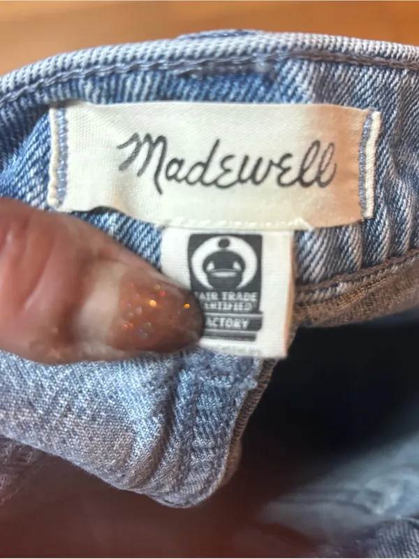 Madewell Emmett Patch Pocket Released Hem Boho Coastal Cowgirl Wide Leg Jeans 28 - Image 8