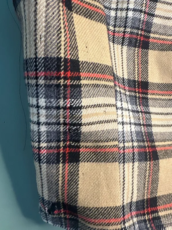 Vintage Browns of Bermuda Plaid Pure New Wool Vest US 12 Made England Old Money - Image 4