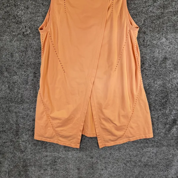Athleta Foothill Seamless Tank Women's Large Orange - Image 9