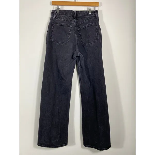 Abercrombie & Fitch The ‘90s Relaxed High Rise Jeans Black Wash Women’s Size 28 - Image 2