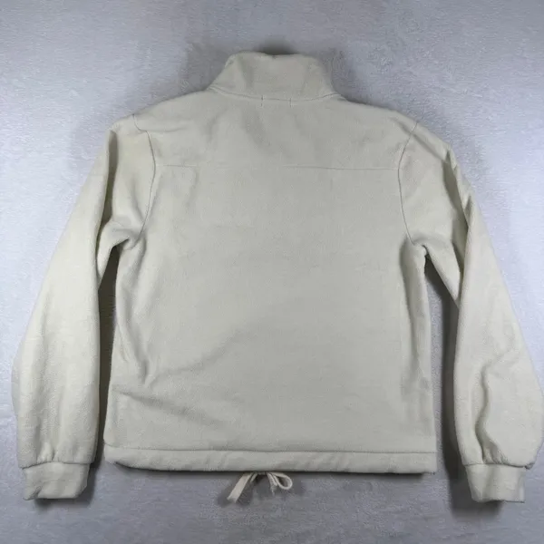 Beyond Yoga Womens Cream Fleece Quarter Zip Pullover Sweatshirt FP7818 Small USA - Image 8
